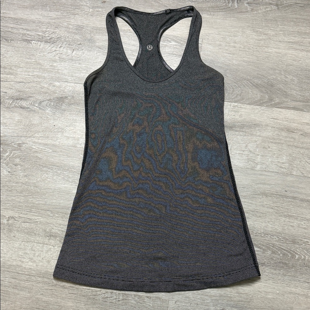 lululemon athletica Charcoal Gray Racerback Tank